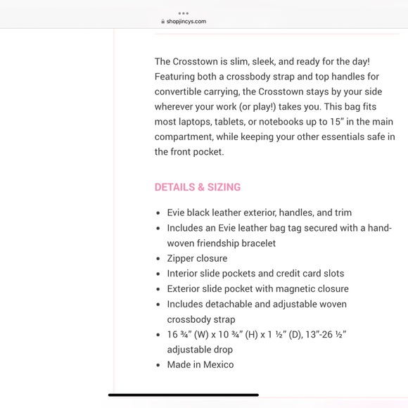 Consuela Black Crossbody Bag - Picture 13 of 13